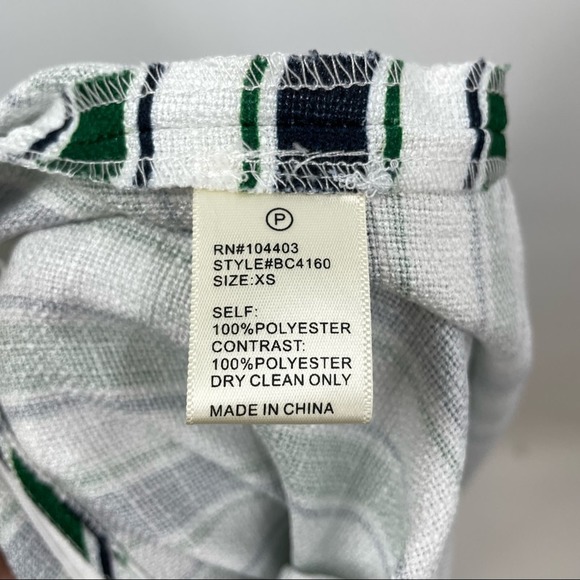 J.O.A. Striped Maxi Dress Side Slits Y2K 90s XS - Picture 9 of 10